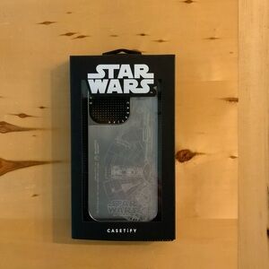 CASETIFY IPHONE 16 PRO MILLENNIUM FALCON PHONE CASE LIMITED EDITION SILVER